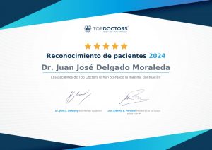 Certificado Excelencia Topdoctors Delgado Moraleda